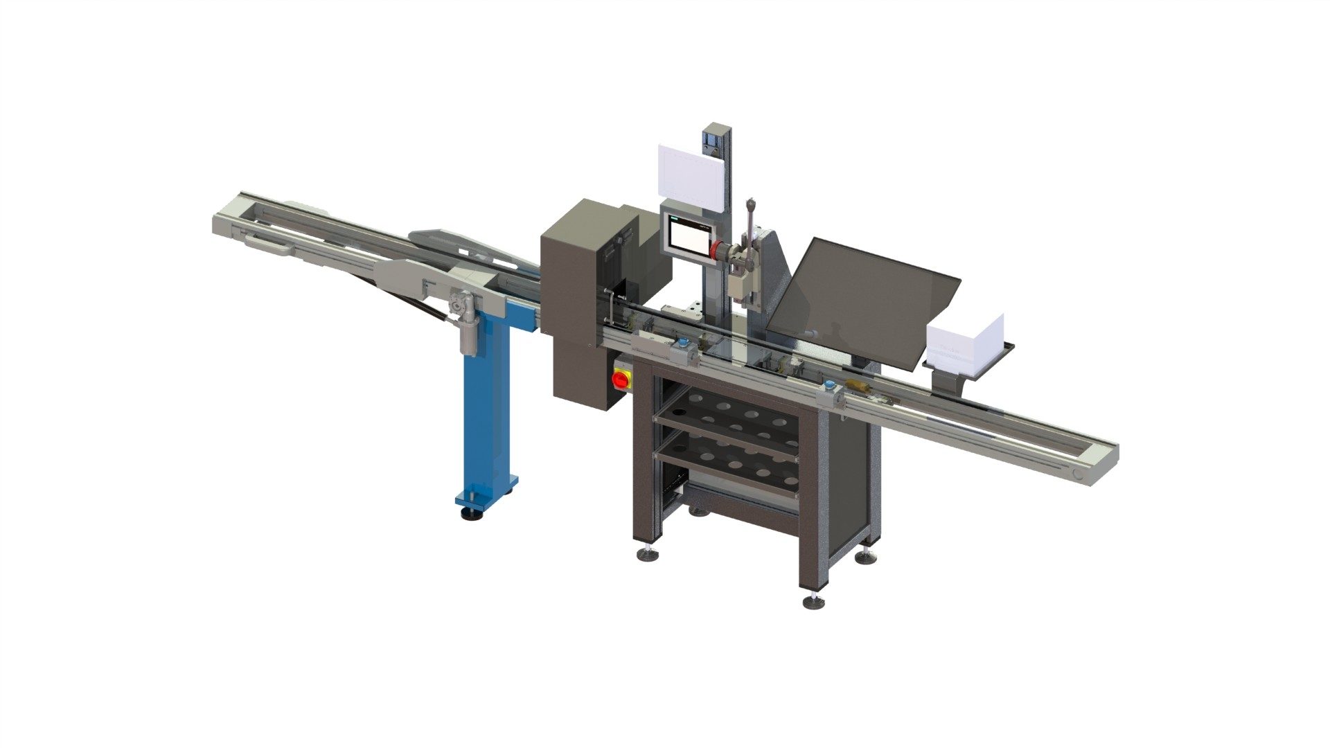 Manueller Arbeitsplatz für Transferbandsystem